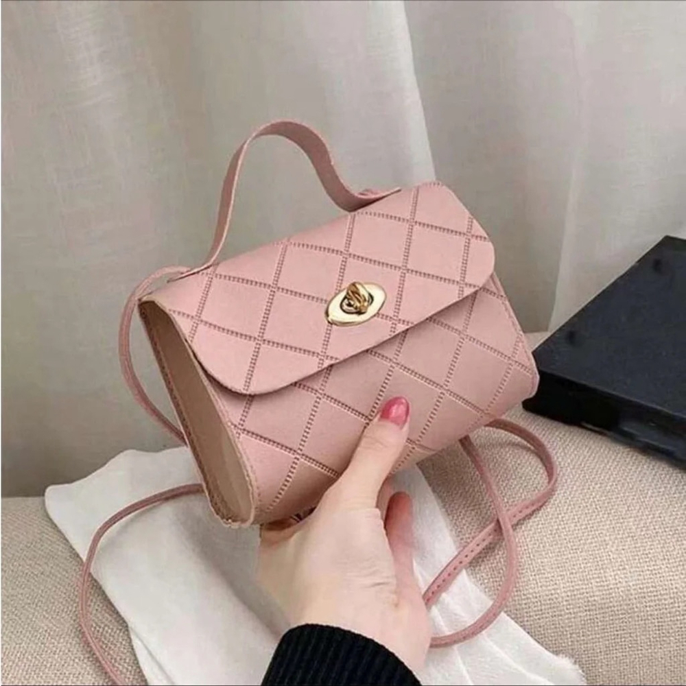 ⚠️Clearance Small Crossbody Messenger Bag Pink - Picture 2 of 4